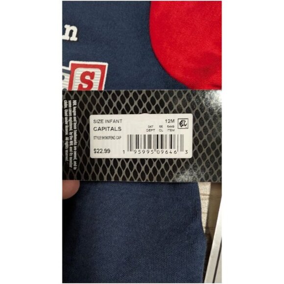 Washington Capitals Baby Boy 3pk Game Winner Onesies 12 Months - Picture 9 of 9